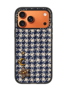 现货CASETiFY正品午夜花呢适用苹果iPhone16/17Pro Max磁吸防摔手机壳时尚潮流15/14/13/air复古高端12保护套