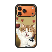 pro max可爱防摔手机壳轻奢14艺术家网红15高端奢华17air套子 干杯猫咪适用苹果iPhone16 现货casetify正品