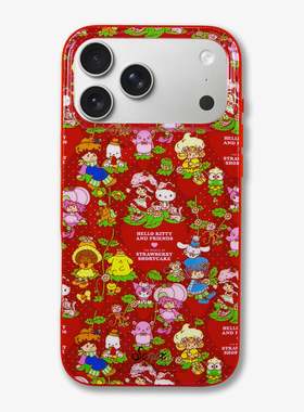 SONIX三丽鸥联名hello kitty和朋友们与草莓女孩适用苹果iphone17 pro max甜美磁吸手机壳16/17air喜庆红色套