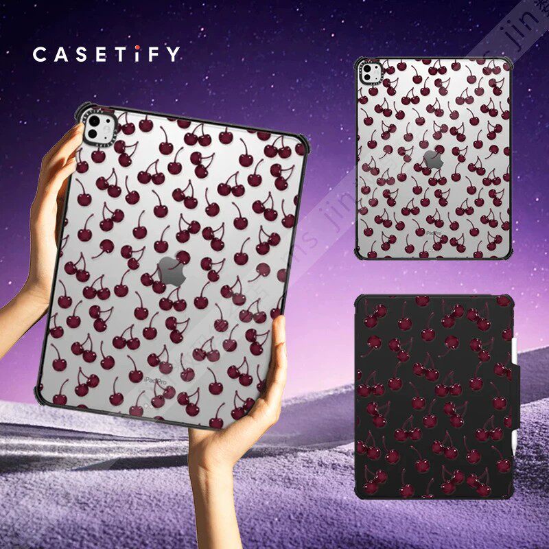 CASETiFY暗黑樱桃果冻平板保护套
