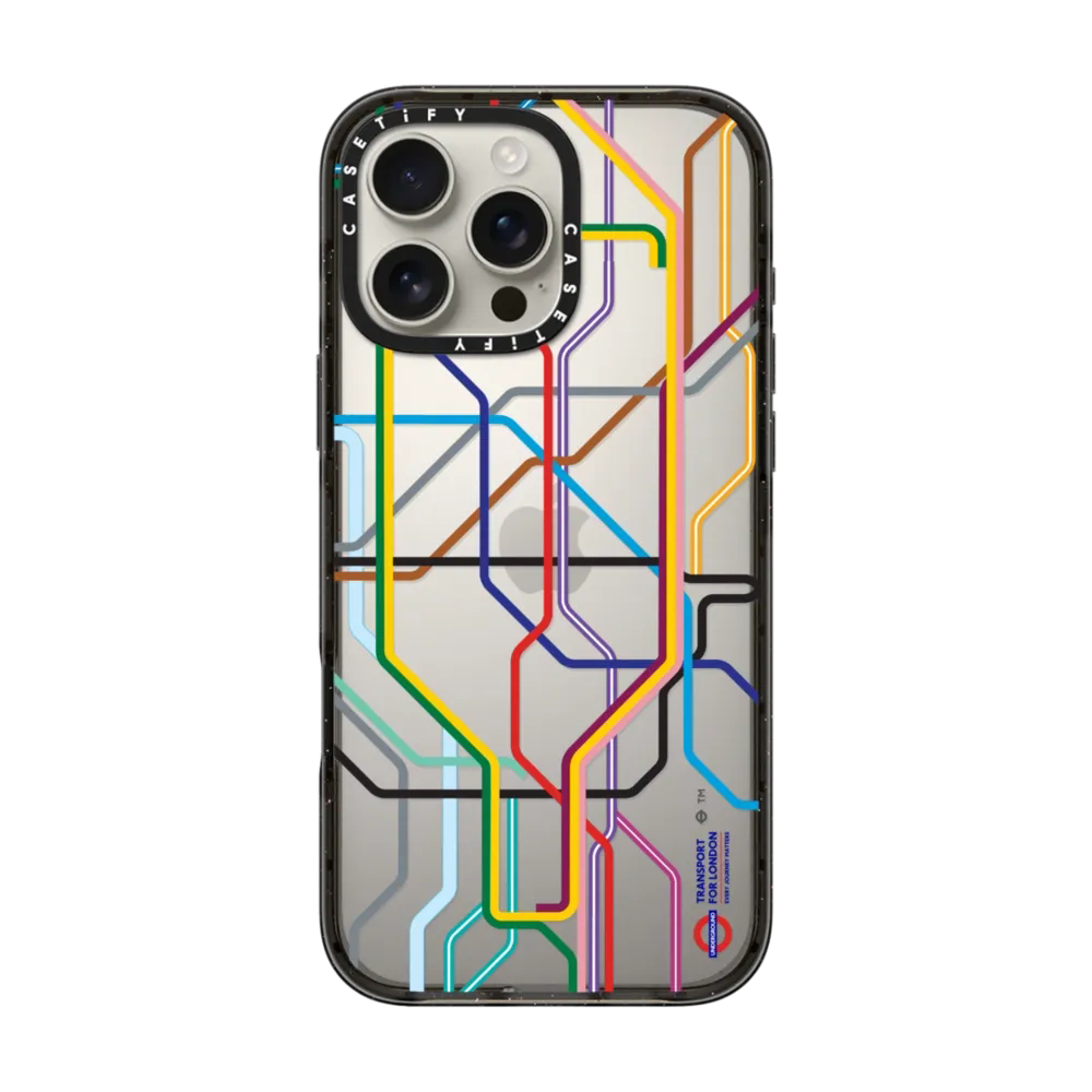 现货正品CASETiFY联名伦敦地铁地图适用苹果iPhone16 pro max磁吸手机壳15/14/13限量款创意城市地标手机壳12