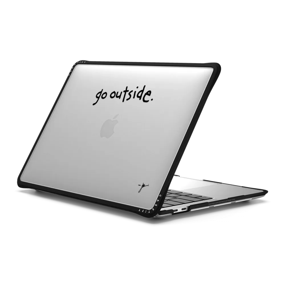 CASETiFY提醒自己多出门走走适用苹果MacBook Pro 13/14/15/16寸电脑笔记本保护壳Air防摔套2022-2025款M1-M4
