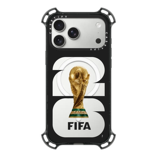 现货CASETiFY正品2026年国际足联世界杯奖杯适用苹果iPhone17 pro max防摔手机壳限量16/15/14运动风13限量套