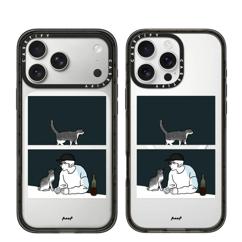 现货CASETiFY正品陪伴适用苹果iPhone16/17Pro Max磁吸防摔手机壳时尚15/14轻奢air可爱小猫13艺术男生保护套