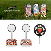 CASETiFY艺术家联名Exquisite Magsafe手机无线充电器高颜值二合一充电座支架适用苹果 Paradox童趣复古磁吸式