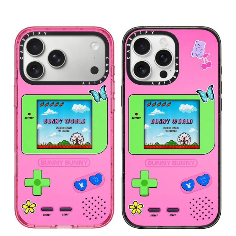 现货CASETiFY正品小兔的世界适用苹果iPhone16/17Pro Max防摔手机壳时尚艺术15/14轻奢air童趣游戏机13保护套