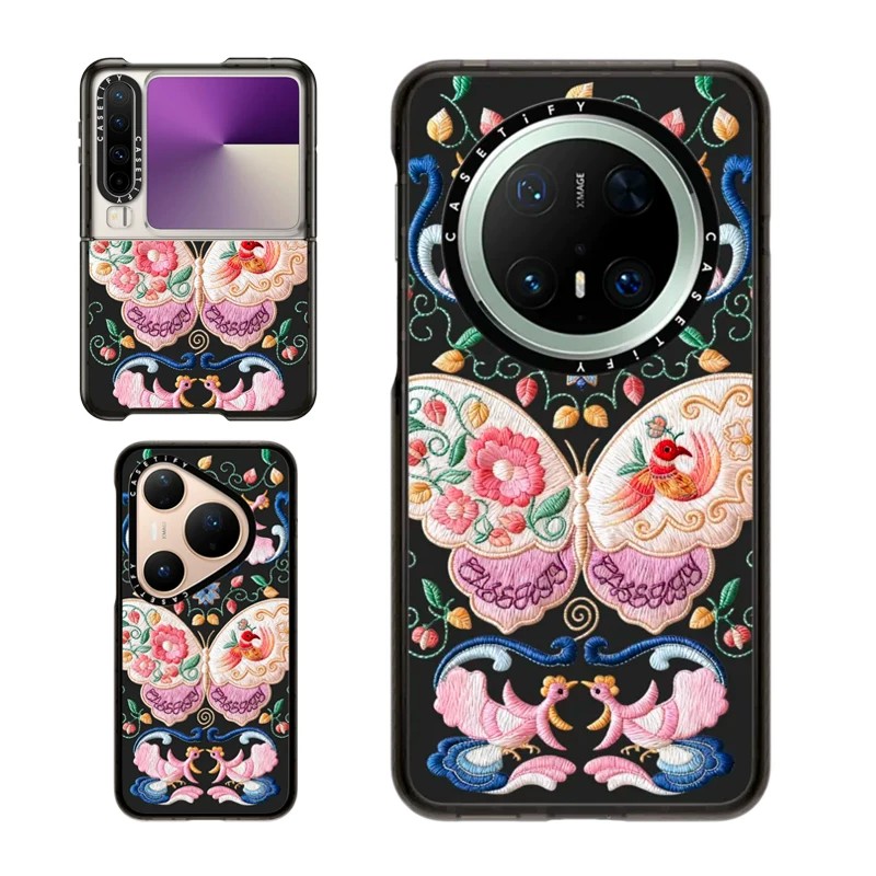 CASETiFY蝶绣生花非遗苗绣手机壳