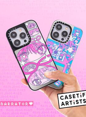 现货CASETiFY正品像素艺术家Anarrator联名适用苹果iPhone17 pro max二次元时尚手机壳15/14/13/16/17air套子