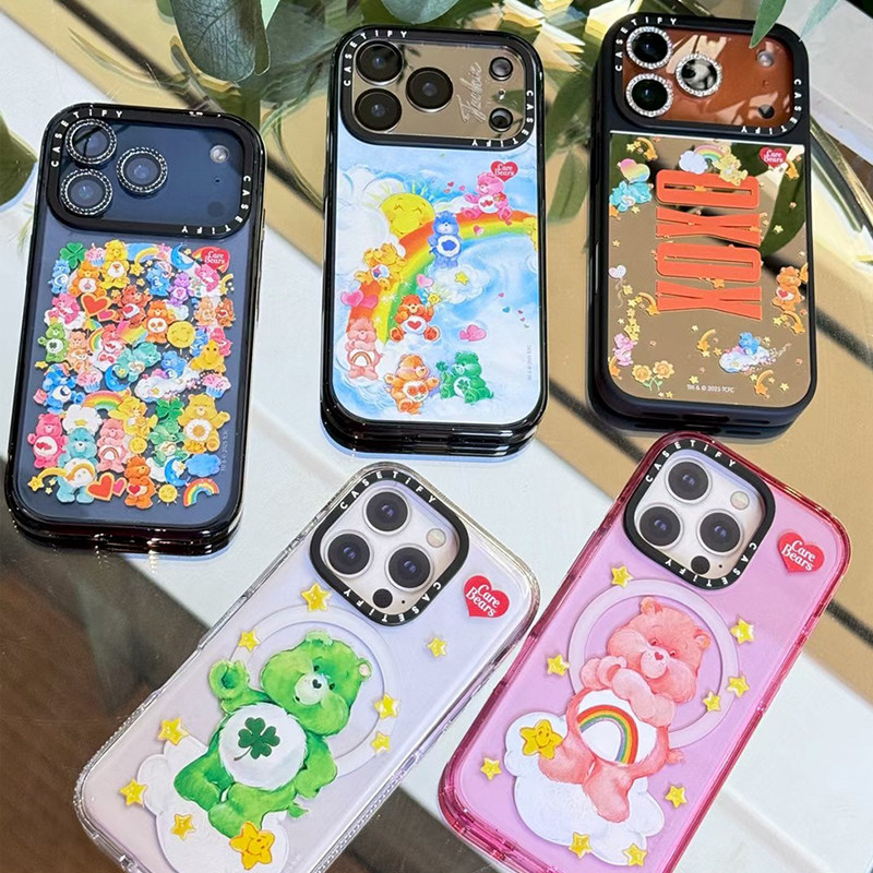现货CASETiFY正品联名Care Bears爱心熊适用苹果iPhone17 Pro Max可爱梦幻手机壳甜心16/15/14/air萌系保护套