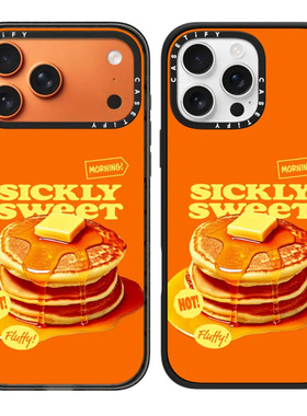 现货CASETiFY正品甜心小点适用苹果iPhone16/17 Pro Max绚丽橙色手机壳卡通14/13时尚15/17 air高端ins保护套