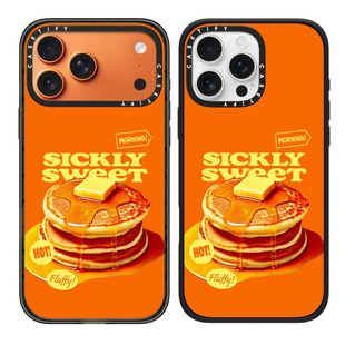 现货CASETiFY正品甜心小点适用苹果iPhone16/17 Pro Max绚丽橙色手机壳卡通14/13时尚15/17 air高端ins保护套