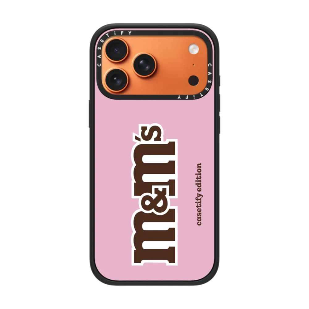 现货CASETiFY正品M&M'S糖果系M豆经典粉色适用苹果iPhone17 pro max防摔手机壳16/15/14限量13趣味air保护套