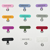 百搭彩色手机固定夹片 饰手机挂件挂钩垫片 背带挂绳通用贴片DIY装