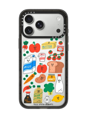 现货CASETiFY正品英国插画师Tess Smith-Roberts杂货适用苹果iPhone16/17 Pro Max手机壳15/14/13趣味保护套