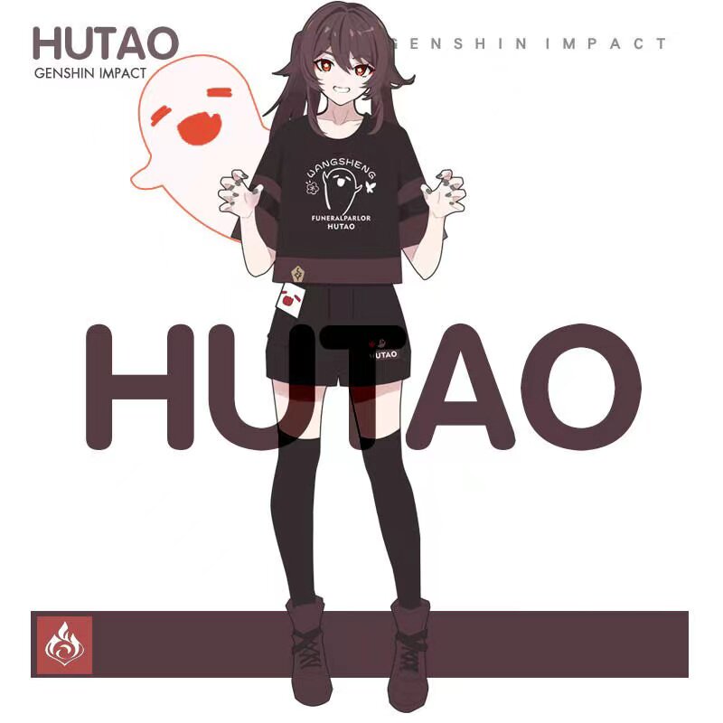 原神cos胡桃同人周边衍生服甜美春夏可爱学生JK短裙日系短袖套装