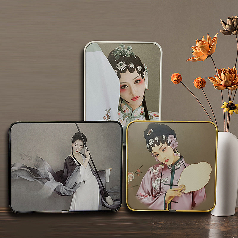 新中式女人坊古装写真81012寸桌摆台中国风冲洗定制照片防水相框