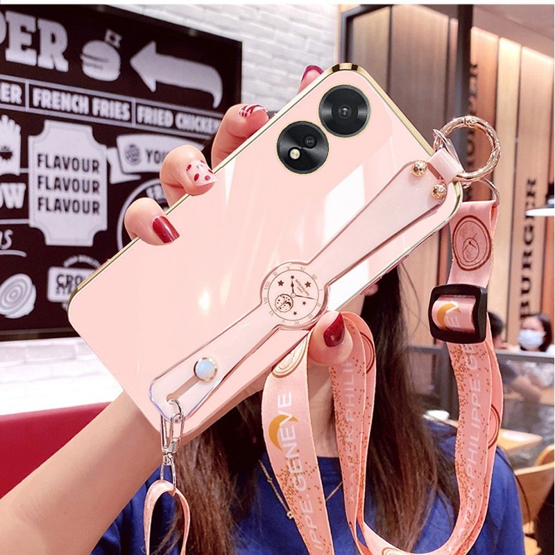 适用OPPO A78 4G手机壳6.43英寸OPPOCPH2565外壳防摔保护套腕带0ppo潮牌opp小清新oopp网红OPPP背opoo全包边o