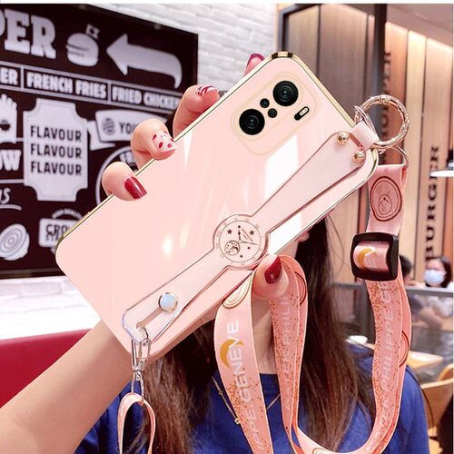 适用POCOF3手机壳6.67英寸小米M2012k11AG保护套腕带POCO F3外壳防摔poc0F3网红p0c0F3硅胶pocophone软壳poco
