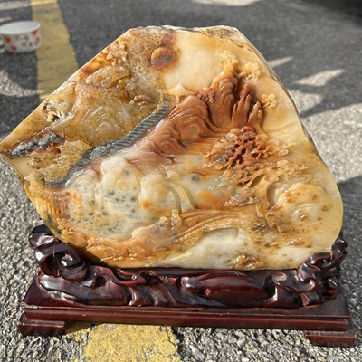 云南龙陵黄龙玉精品水冲珠宝观赏老坑观赏原石摆件喜欢采购收藏