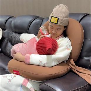 六合一多功能婴儿哺乳枕头EPS微粒斜坡枕防吐奶溢奶新生儿床中床