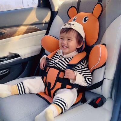 汽车安全带儿童固定器柔软防勒脖可爱卡通小孩宝宝护肩套座椅神器