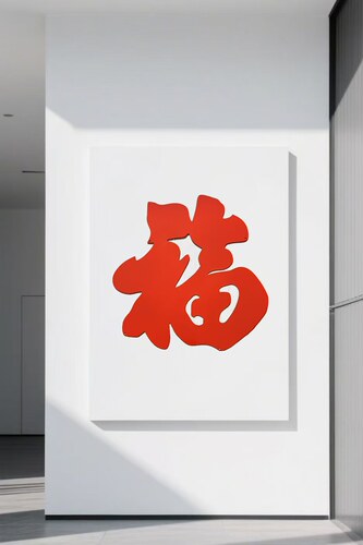 户外防水防晒不锈钢镂空入户福字门贴迎门墙玻璃门窗环保高温烤漆