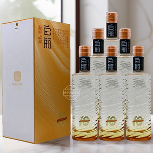 泥坑酒白瓶珍品10浓香型固态法白酒38度500ml*6瓶装纯粮酿造白酒