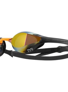 美国进口 TYR Tracer X Elite Race X系列竞速精英竞赛防雾游泳镜