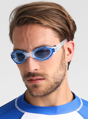 Surging 游泳镜 专业训练 游泳眼镜 大框可调节智能贴合男女款