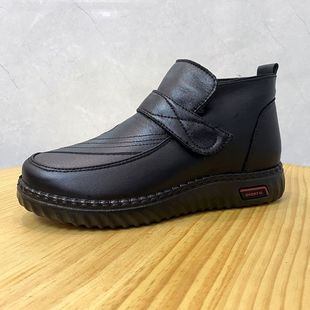 恒泰祥棉鞋女冬季防水防滑高帮老人鞋老北京布鞋加绒保暖妈妈鞋