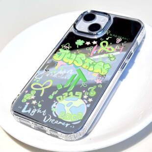 原创黄明昊周边手机壳nana应援手绘镜面壳适用于苹果16promax小米15华为pura70mate60pro小米15oppovivo