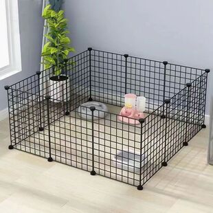 宠物狗狗围栏室内家用栅栏狗笼子小型犬猫咪阻拦门防护栏别墅房子