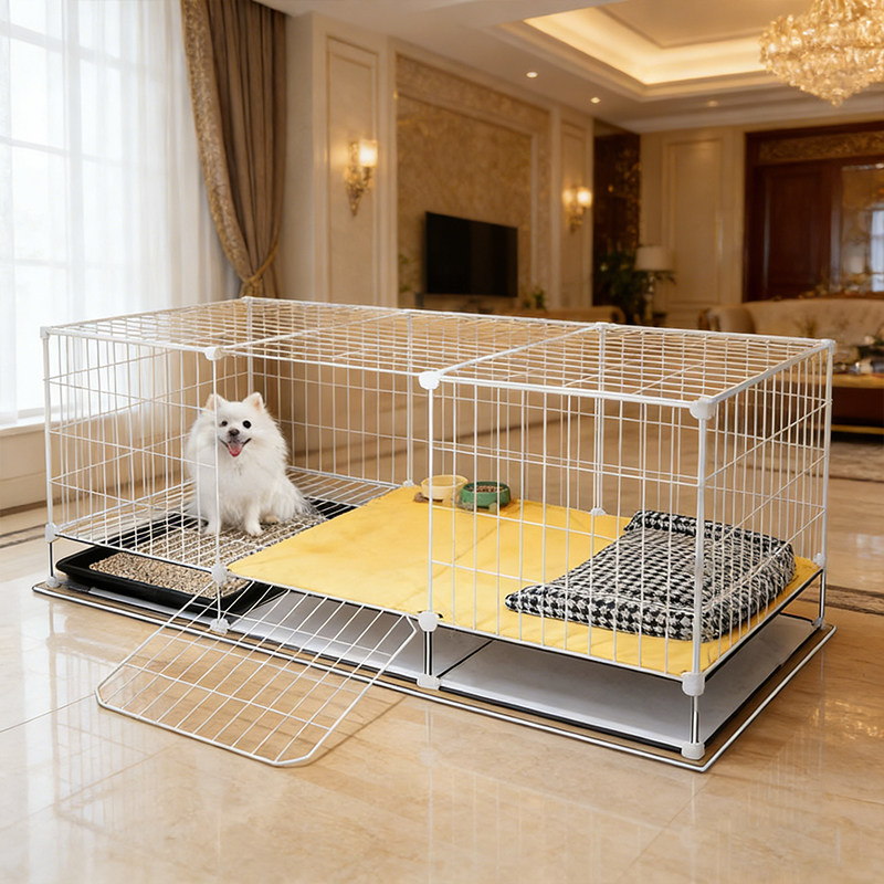 狗笼子小型犬比熊博美一室一厅一卫带厕所分离宠物专用小别墅狗窝,宠物/宠物食品及用品,狗笼子,淘宝优惠券,粉丝福利购,淘宝优惠卷