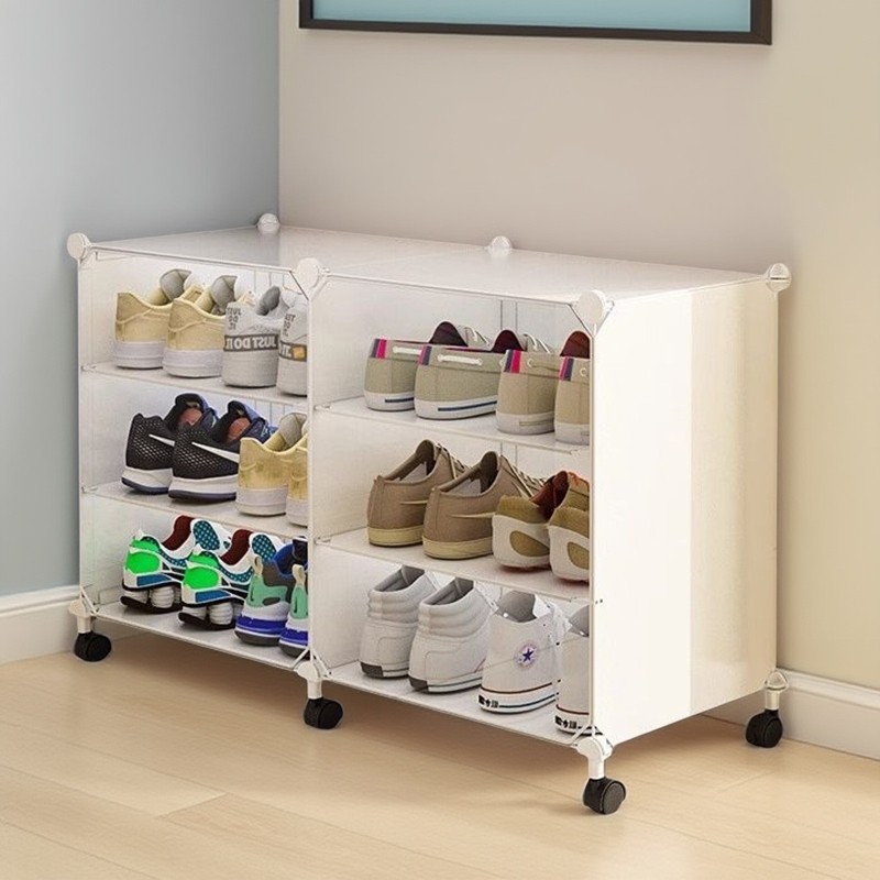 鞋架子家用门口多层鞋子收纳神器宿舍窄小型防尘简易鞋柜室内好看