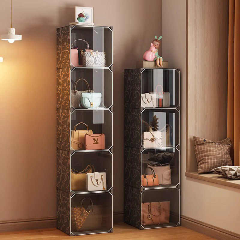 放包包收纳神器存放展示柜置物架包架家用防尘盒小包包收纳柜多层