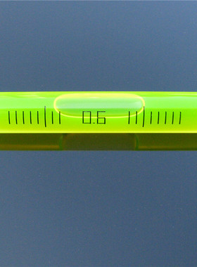 迷你小型水平仪玻璃管状高精度水平泡绿水绿色绿液水泡12x71mm