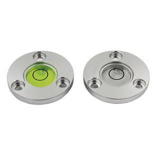 HACCURY迷小型上法兰水平仪绿液金属水准泡珠水平泡31.5x9.5mm