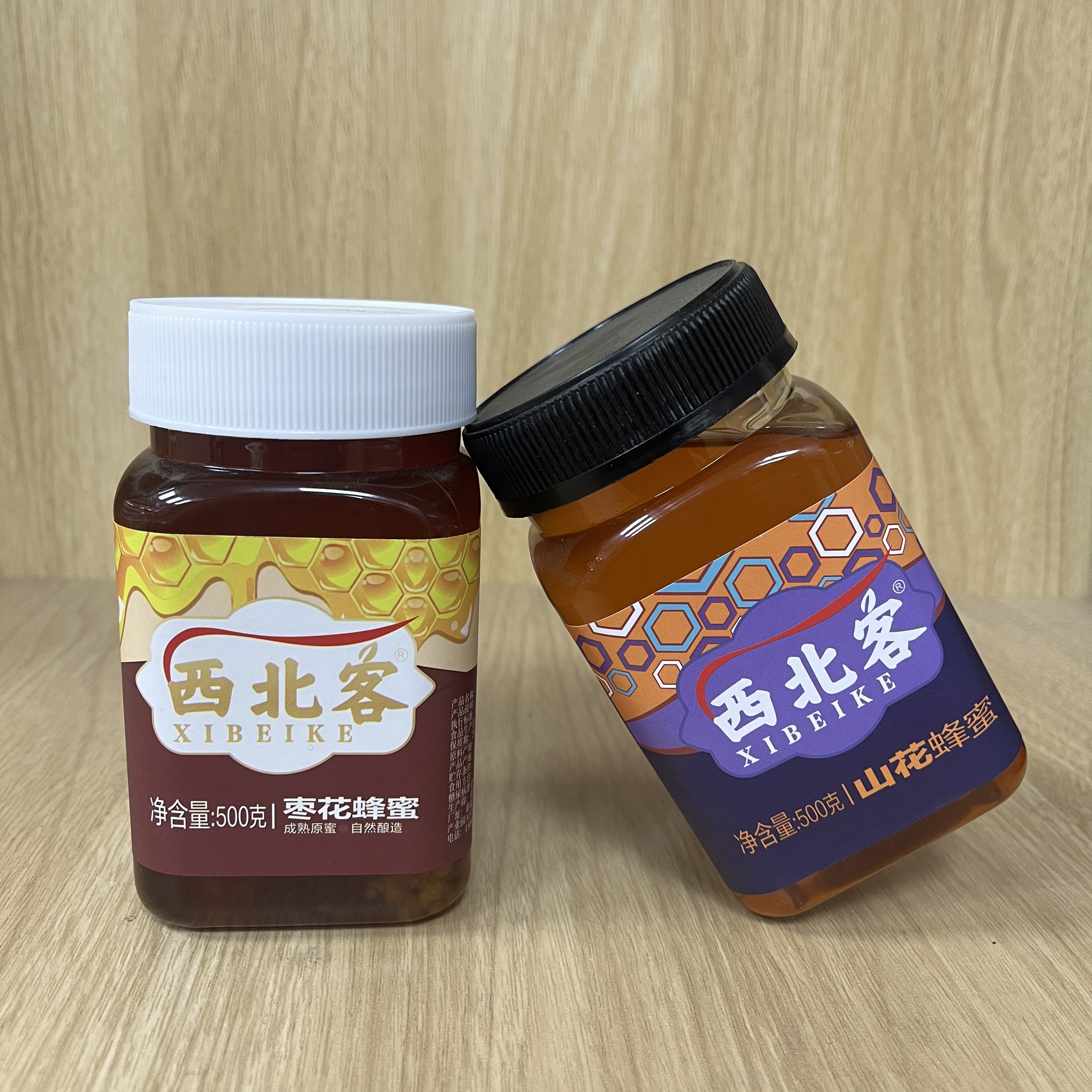 新疆特产纯蜂蜜西北客品牌新疆枣花蜂蜜山花蜂蜜泡茶500克包邮