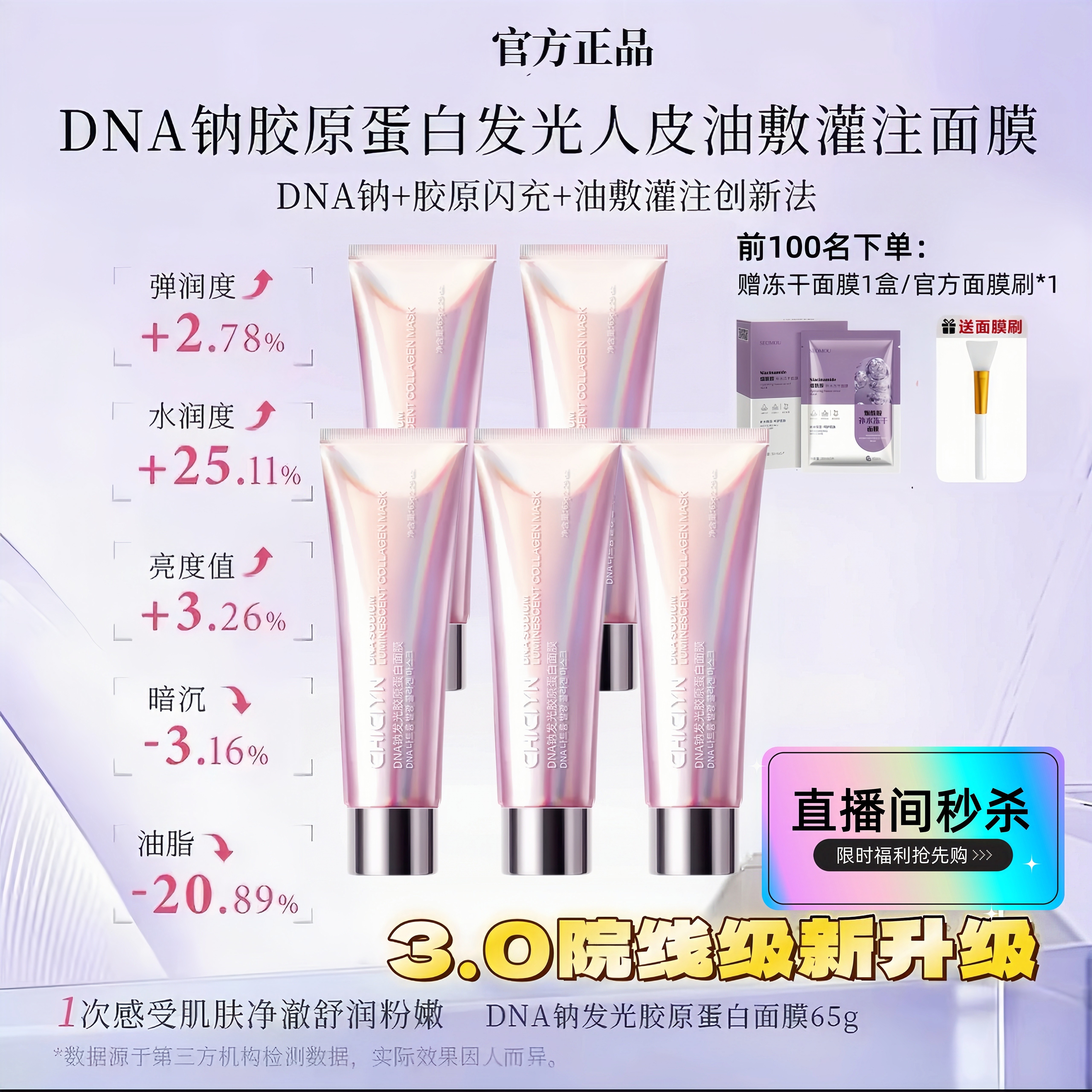 【官方正品】旗舰3.0PDRN涂抹面膜