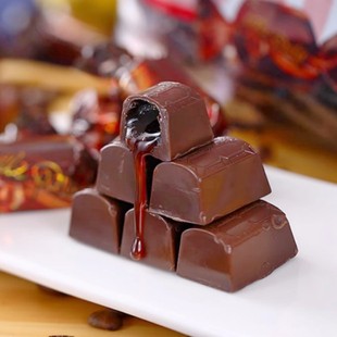 俄罗斯进口酒心巧克力威士忌流心糖酒味糖果零食婚庆喜糖年货食品