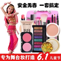 Baby Eye Shadow Powder Girls Net Red Eyeliner Performance Children Children Set Bộ sản phẩm trang điểm không độc hại Học sinh - Bộ trang điểm son xí muội