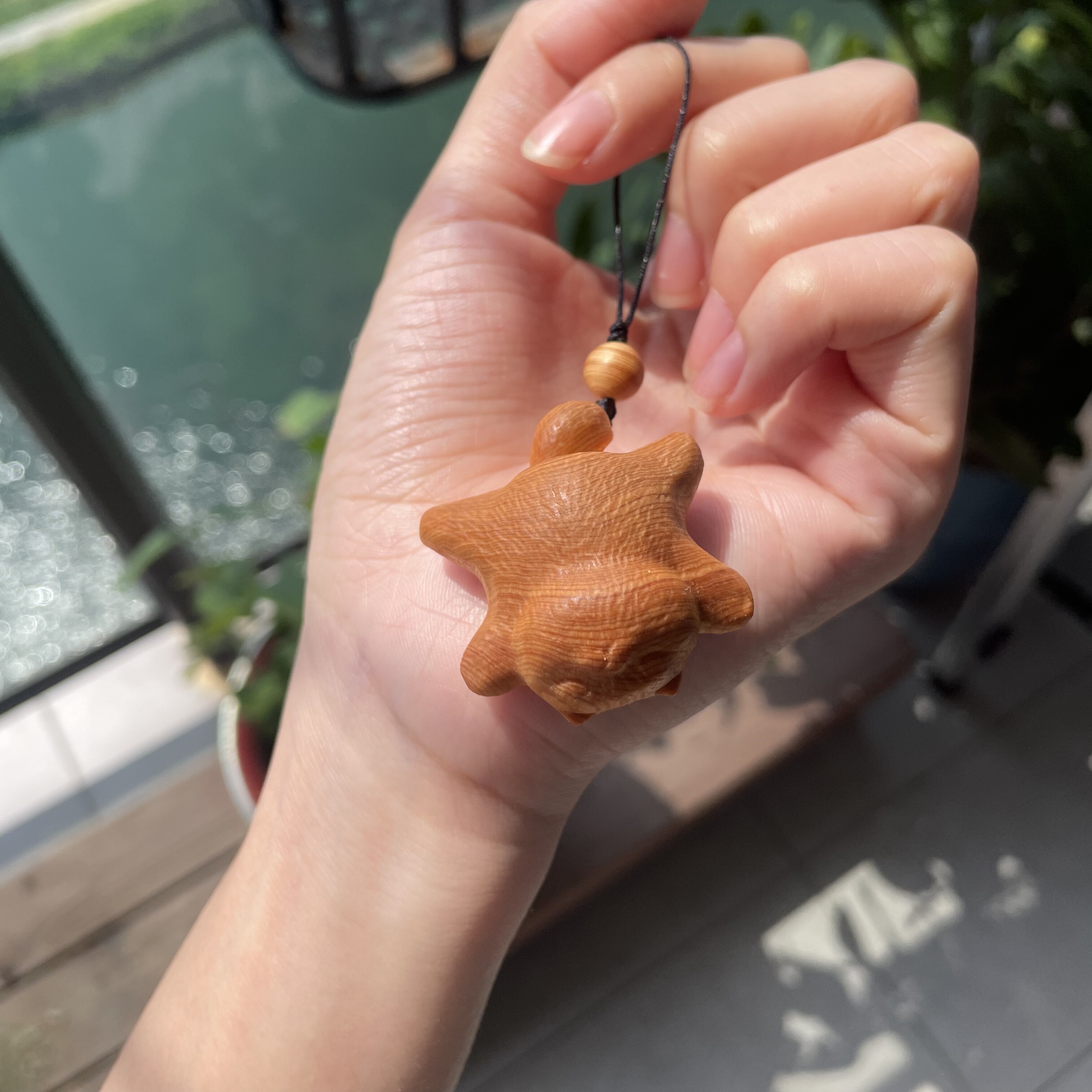 天然崖柏木摆烂猫手捻躺平猫