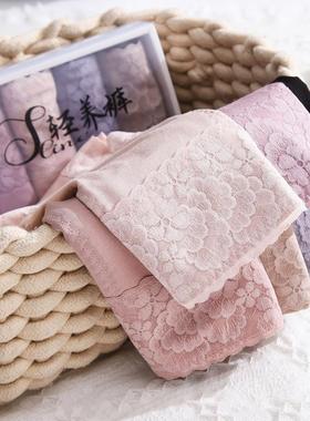 新姿态8098中腰内裤女提臀收腹大码纯棉档透气无痕三角裤4条包邮