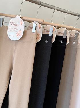 81180#秋冬新款女神棉棉裤高腰加绒加厚贴身亲肤舒适打底保暖裤女