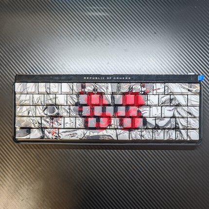 东京主题侧刻字透键帽 原厂适配wootingez63mad68夜魔迈从87等