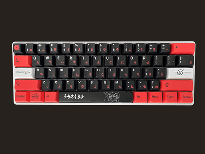 火影忍者鼬 卡卡西键帽适配wootingez63made68美加狮68 rs7夜魔等