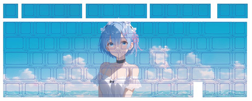 来图定制正刻不透侧刻字透键帽 pbt五面热升华 3天内发高清图原高