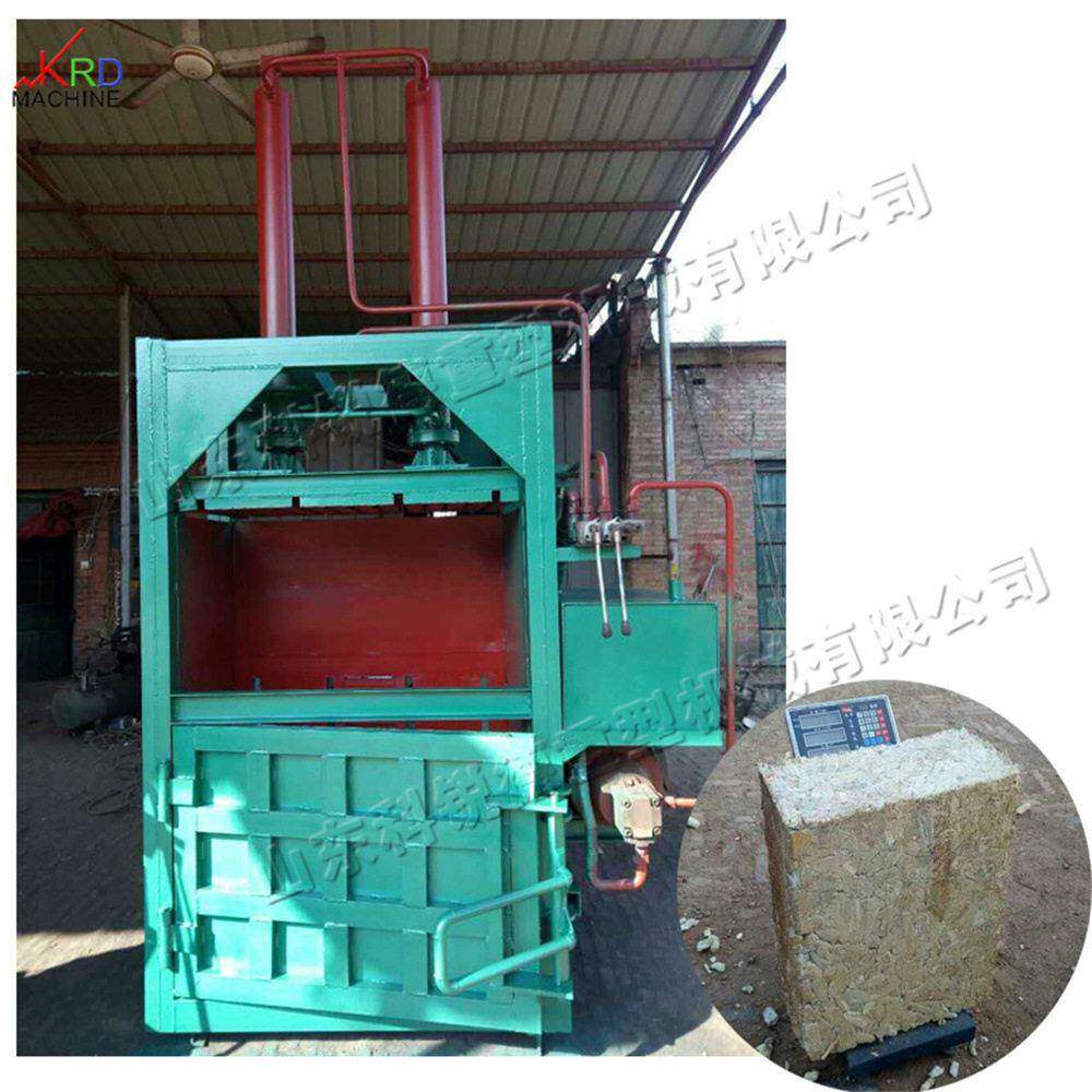 立式压实包装机 液压式自动压缩打包设备 Waste paper compressor