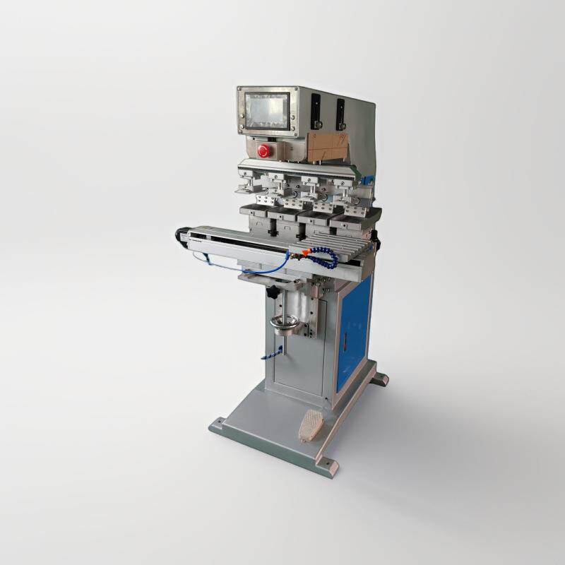 P4色 伺服穿梭移印机 商标log多色 凹版 塑胶陶瓷金属玩具礼品电