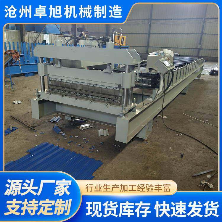 镀锌瓦楞集装箱板压型机 全自动压瓦机 厂房屋顶板墙板成型设备